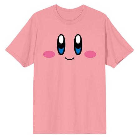 Kirby - Kirby Face Unisex Pink T-Shirt Exclusivité Games Zone